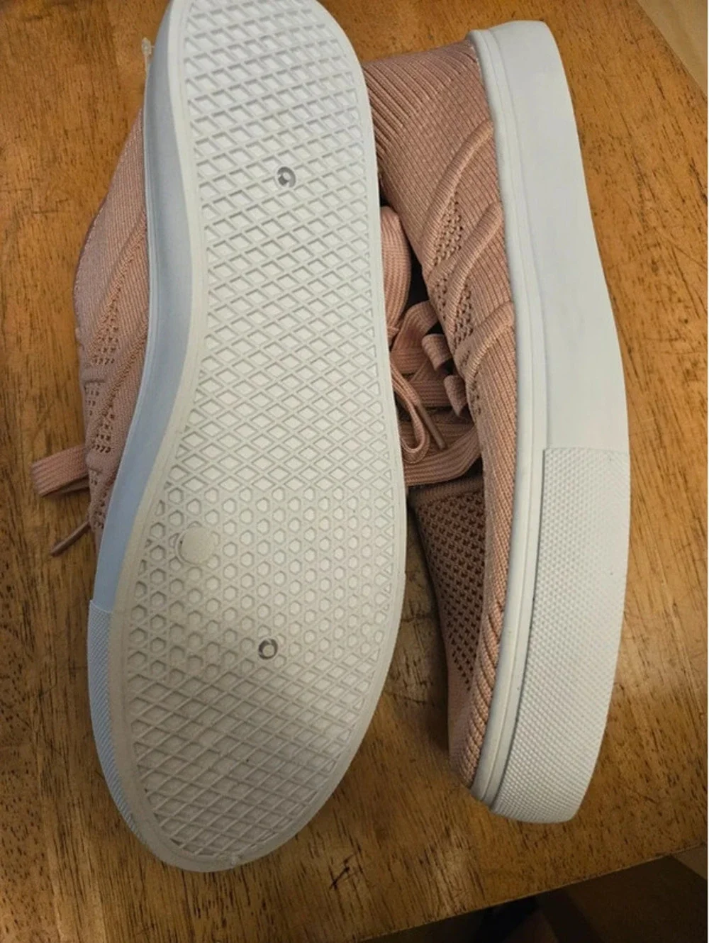 Danskin Action Women's Sneakers Pink Memory Foam Knit Lace Up Shoes US 10 NWT